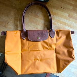 Longchamp Le Pliage Medium Bag in Saffron